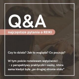 Czym właściwie jest Reiki?
Czy trzeba w coś wierzyć, żeby zadziałało? I... co, jeśli nic nie poczuję?

Zebrałam dla Ciebie najczęstsze pytania, które słyszę od osób rozważających pierwszy zabieg.
Odpowiadam szczerze, z własnej praktyki – tak, jak sama chciałabym przeczytać, gdy po raz pierwszy zetknęłam się z tą metodą 🌿

📍Pracuję stacjonarnie – w bezpiecznej, spokojnej przestrzeni.
📩 Jeśli czujesz, że Reiki może być tym, czego teraz potrzebujesz – napisz. Z serca Cię zapraszam.

👉 Przesuń w prawo, by rozwiać swoje wątpliwości.

#bialystok #reikibialystok #bialystokrelaks #ZabiegEnergetyczny #HolistycznePodejście #CiałoUmysłDuch #EnergiaŻycia #ReikiPolska